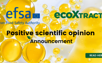 EFSA’s positive opinion supports more sustainable and healthier food processing through biobased EcoXtract® Technology